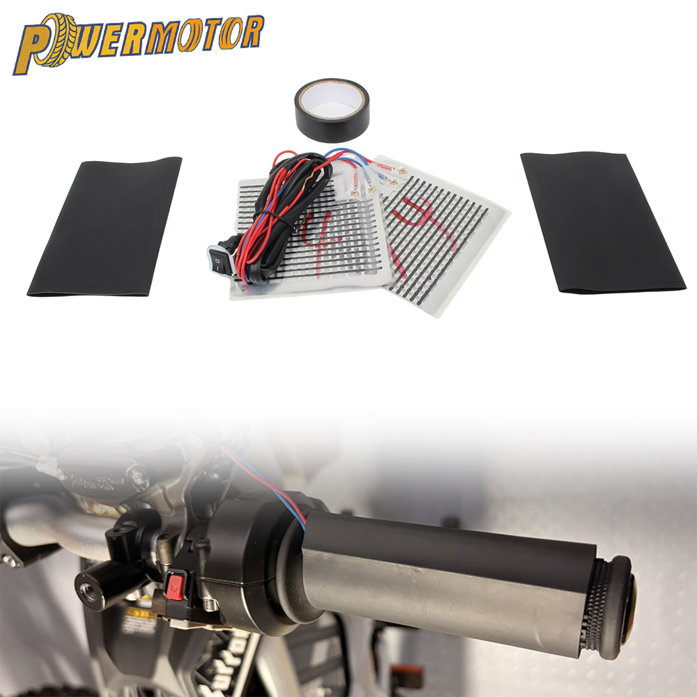 Handlebar Grip Heated - مقابض دراجة نارية مدفأة 12 فولت،