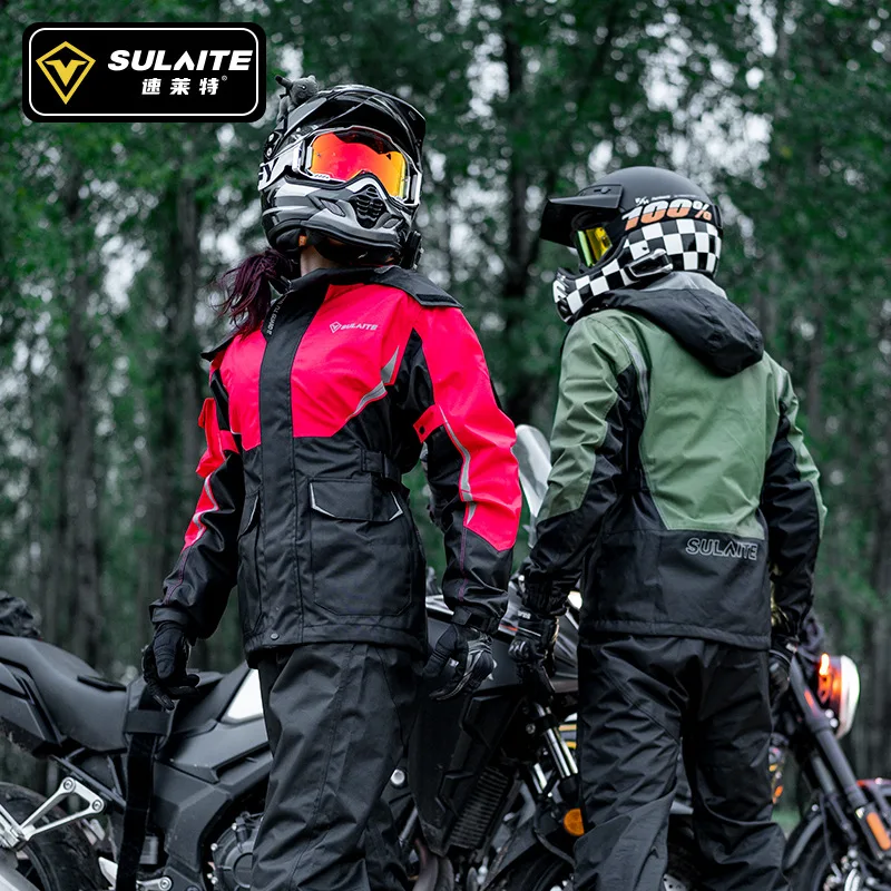 طقم بدلة معطف واق من المطر مضا - مراجعة Motorcycle Gear Mens وسعره