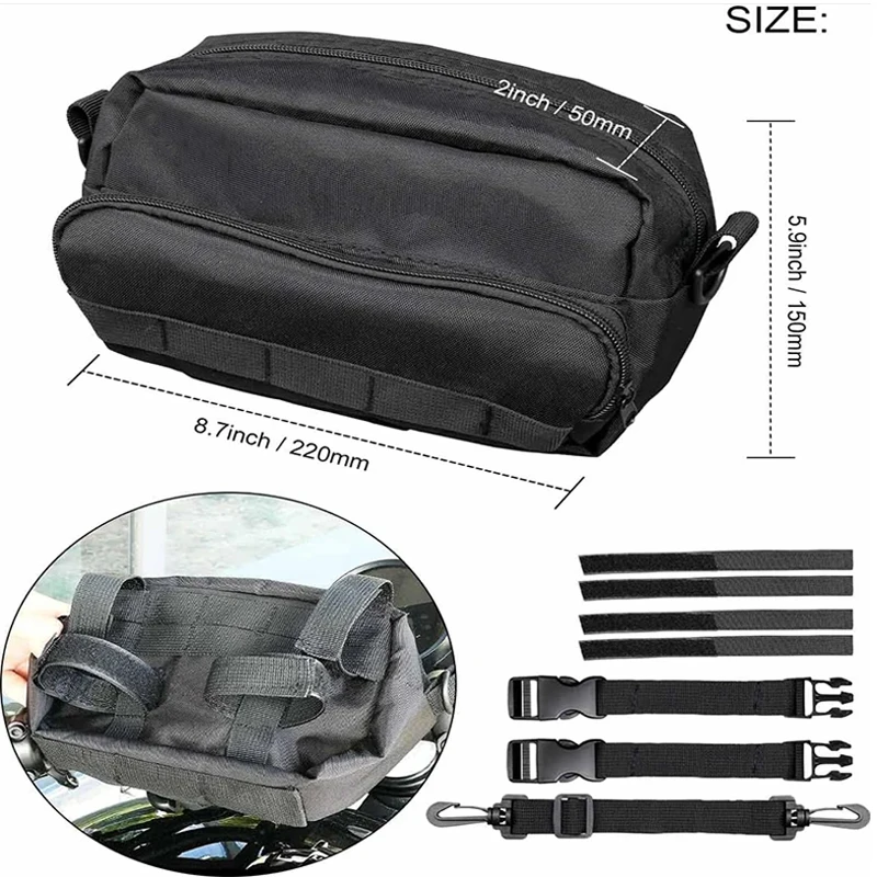 حقيبة تخزين أمامية للدراجة الن - مراجعة Motorcycle Gear Backpack وسعره