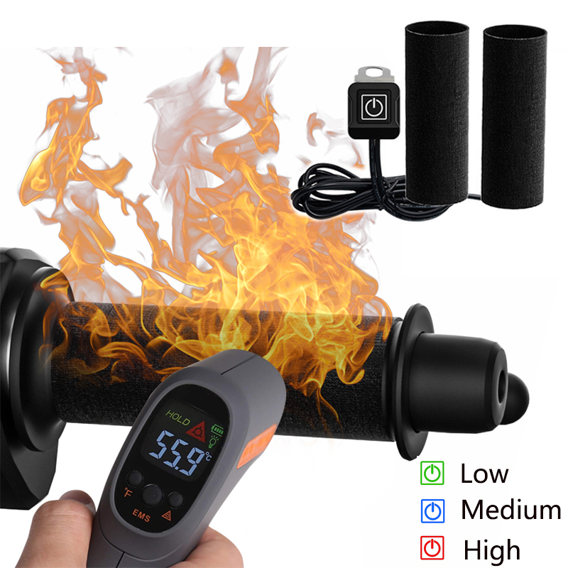 قبضة يد ساخنة للدراجة النارية  - مراجعة Handlebar Grip Heated وسعره
