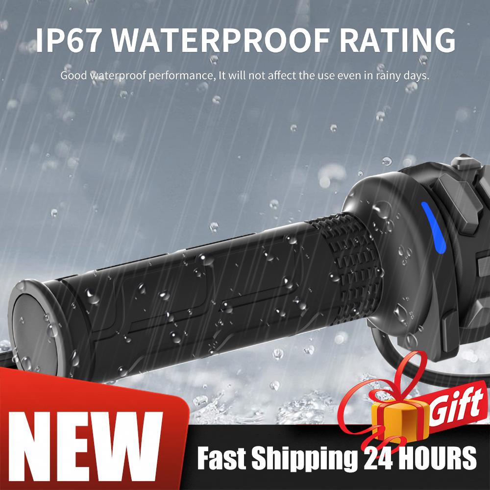 تيار مستمر 12 فولت دراجة نارية - مراجعة Handlebar Grip Heated وسعره