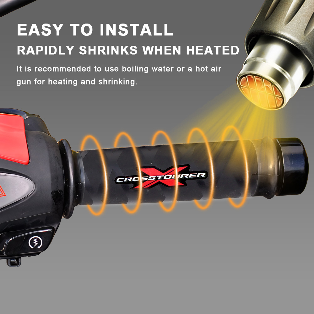 غطاء مطاطي لمقود الدراجة النار - مراجعة Handlebar Grip Heated وسعره